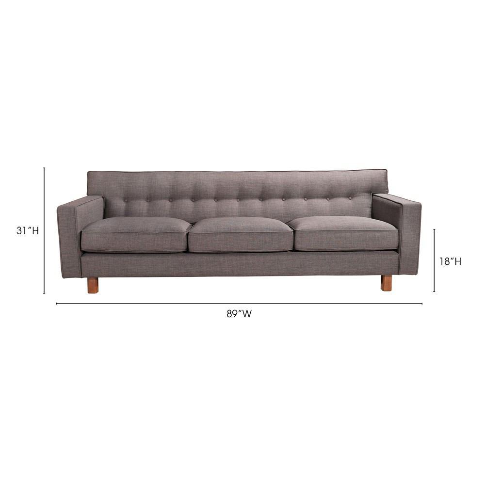 Moe's Home Collection Martyn Sofa - Charcoal