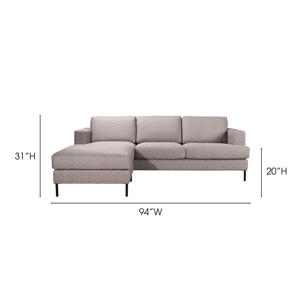 Moe's Home Collection Galiano Sofa And Ottoman