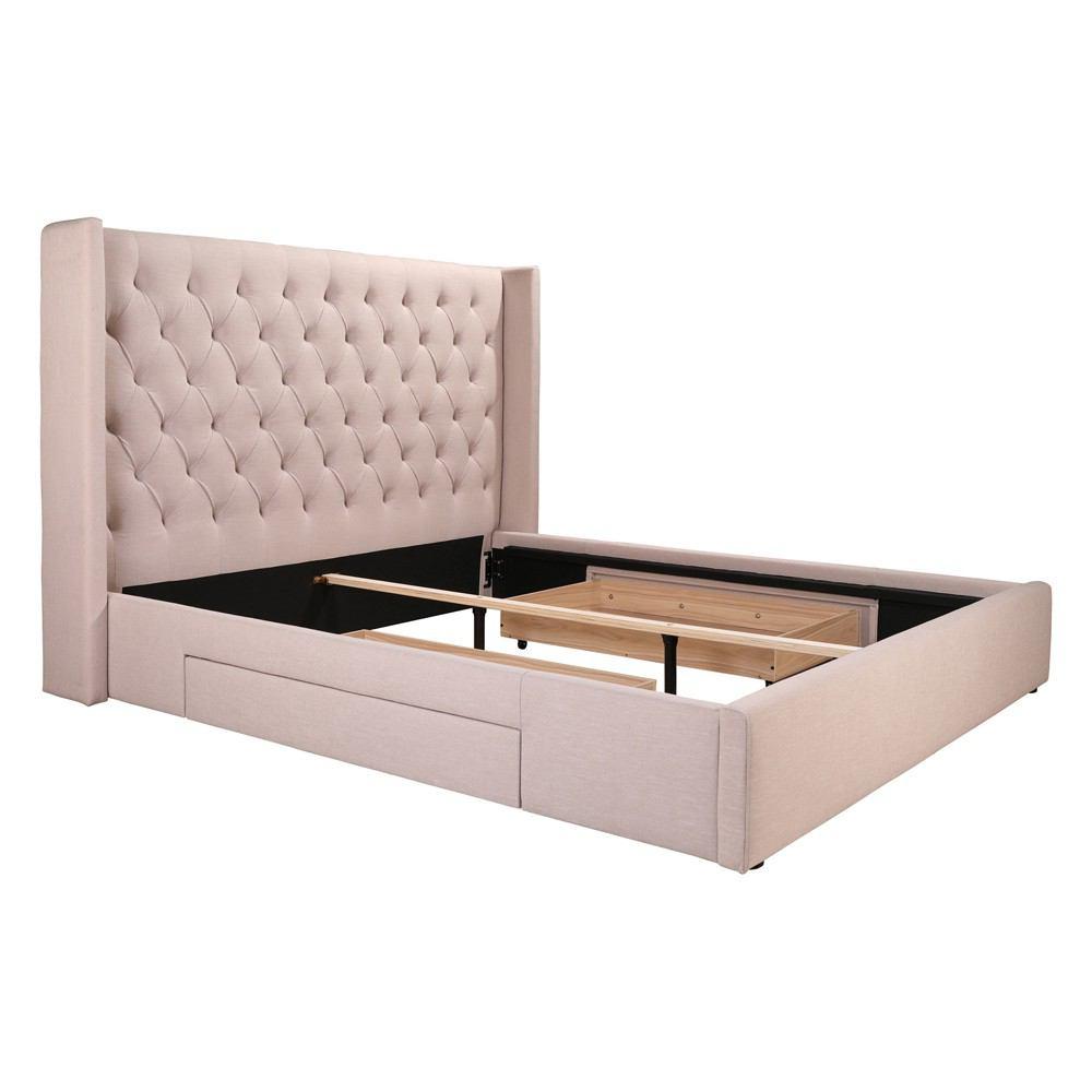 Moe's Home Collection Blair 2-Drawer California King Bed