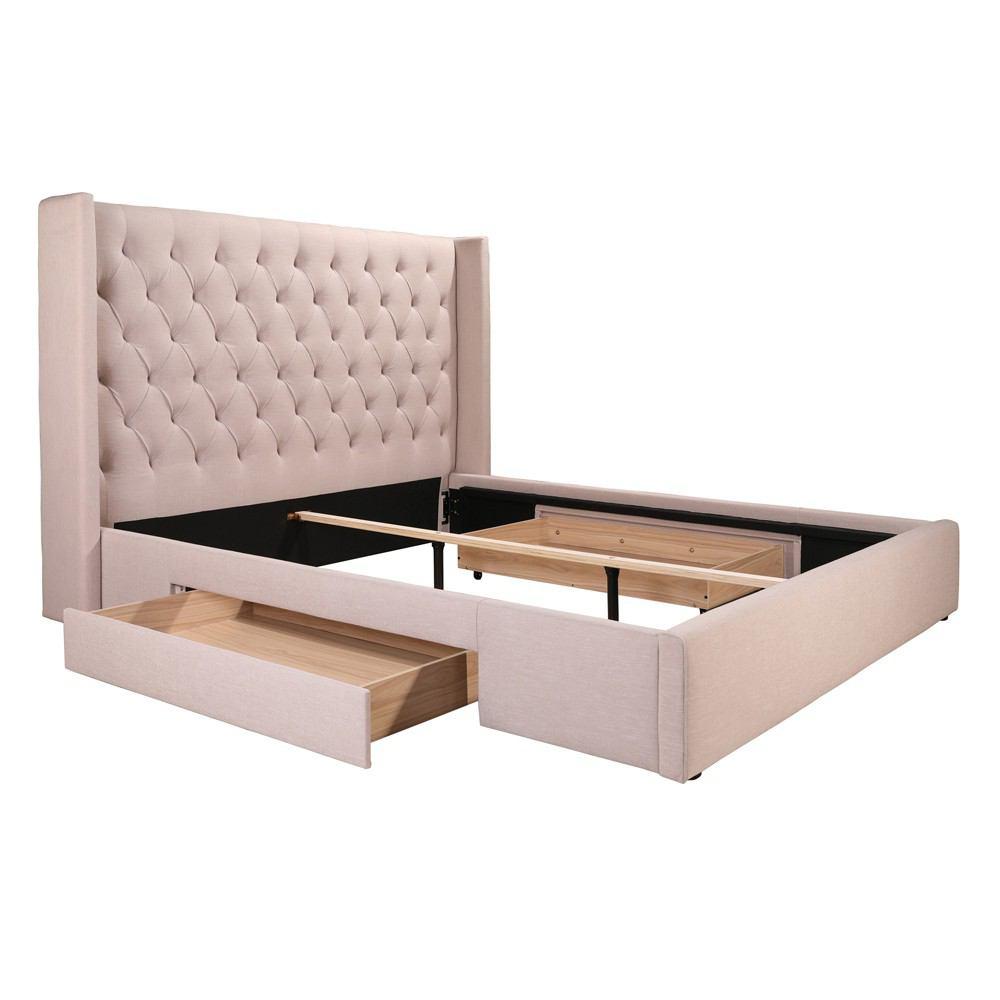 Moe's Home Collection Blair 2-Drawer California King Bed