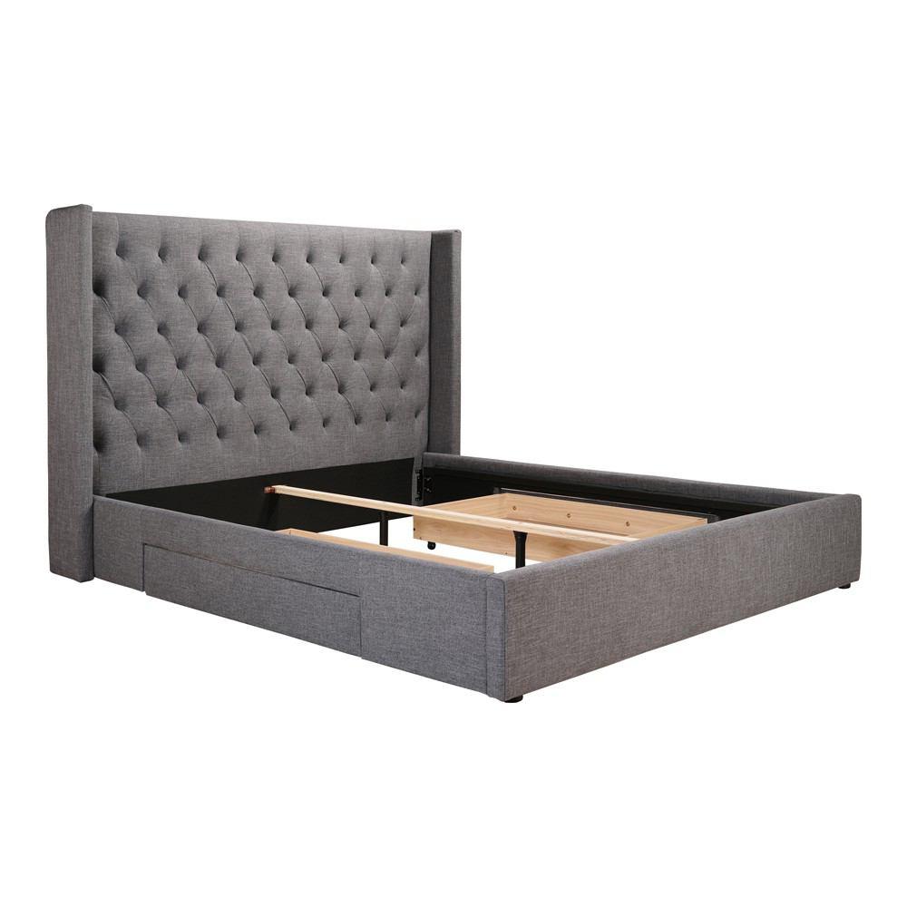 Moe's Home Collection Blair 2-Drawer California King Bed