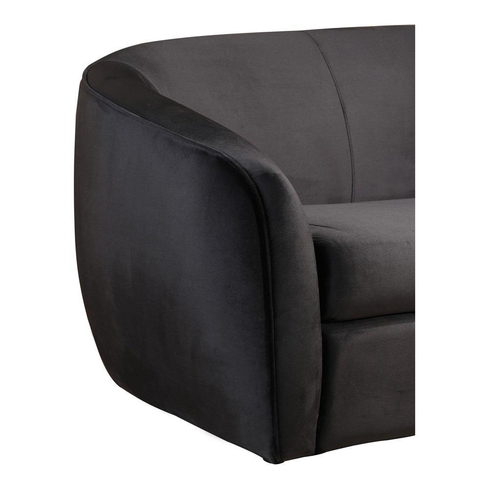 Moe's Home Collection Courbe Sofa Velvet