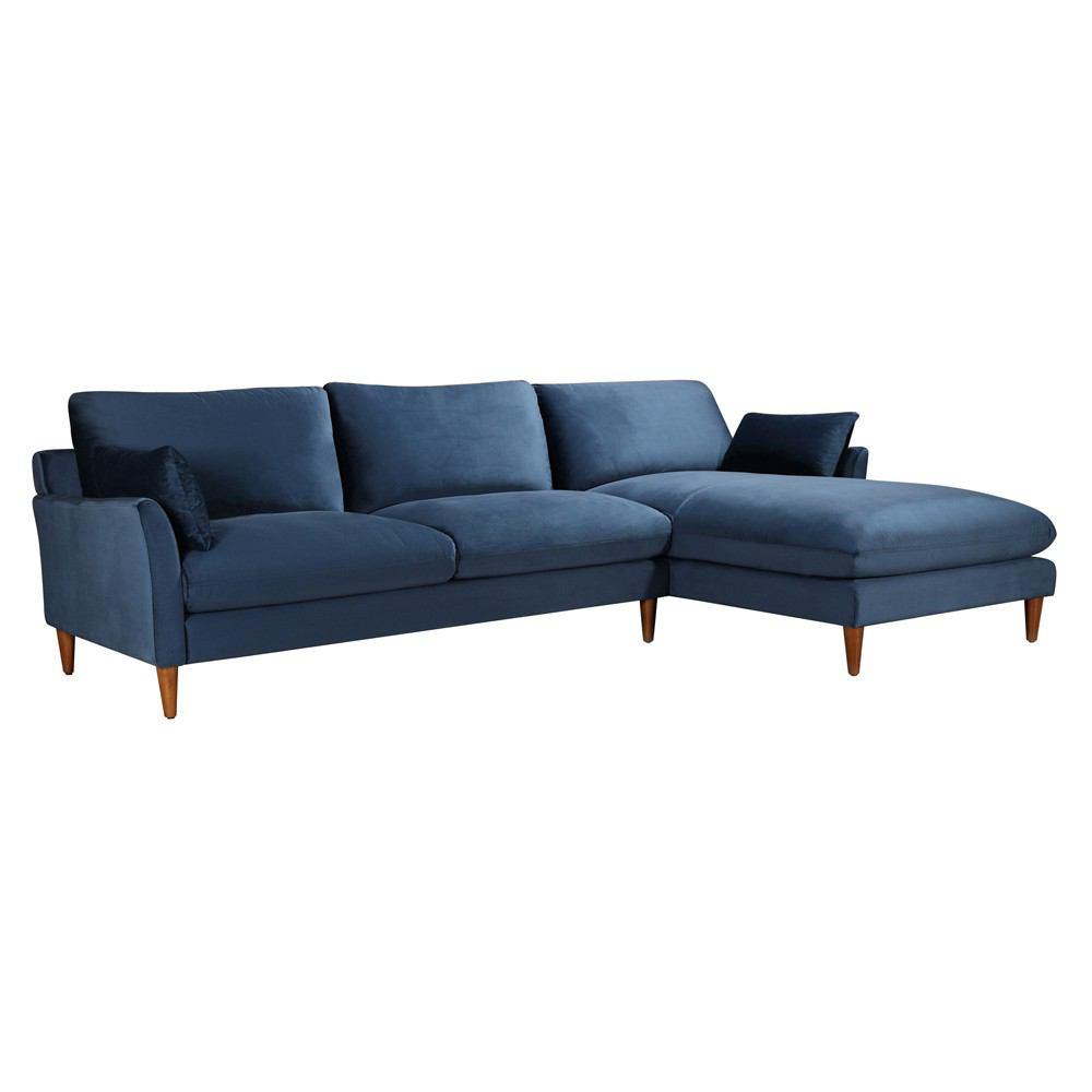 Moe's Home Collection Suma Sectional Velvet