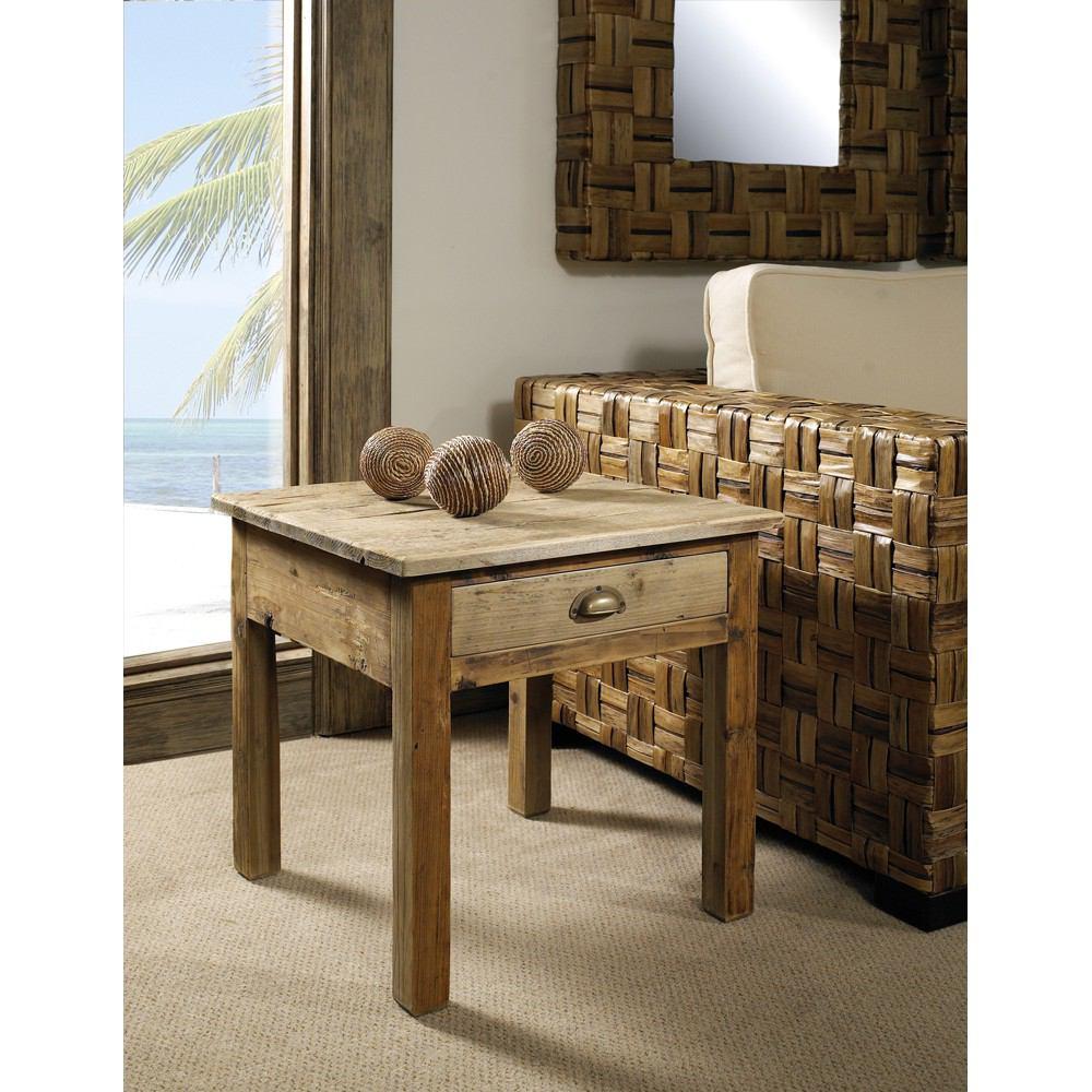 Padma's Plantation Salvaged Wood End Table