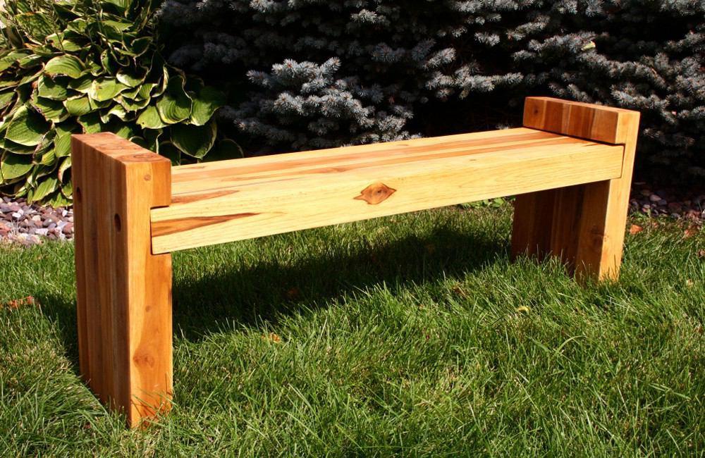 Strata Furniture Teak Block Bench