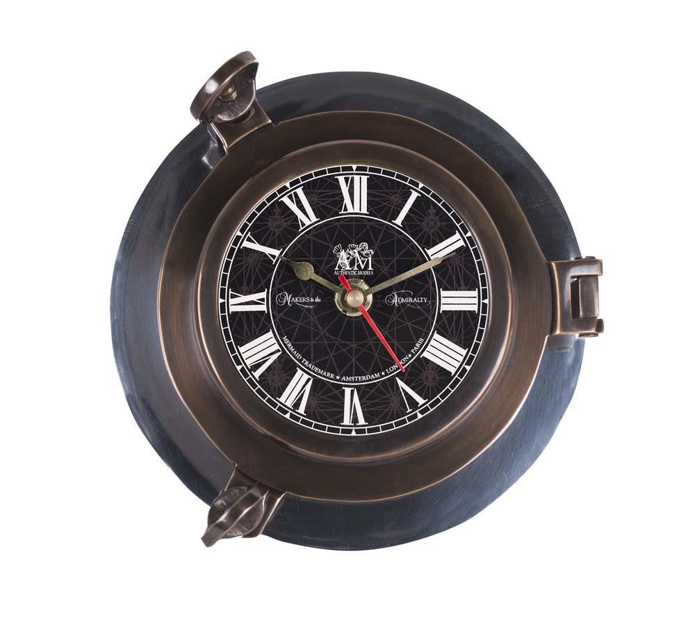 Porthole Clock - Aluminum By Authentic Models