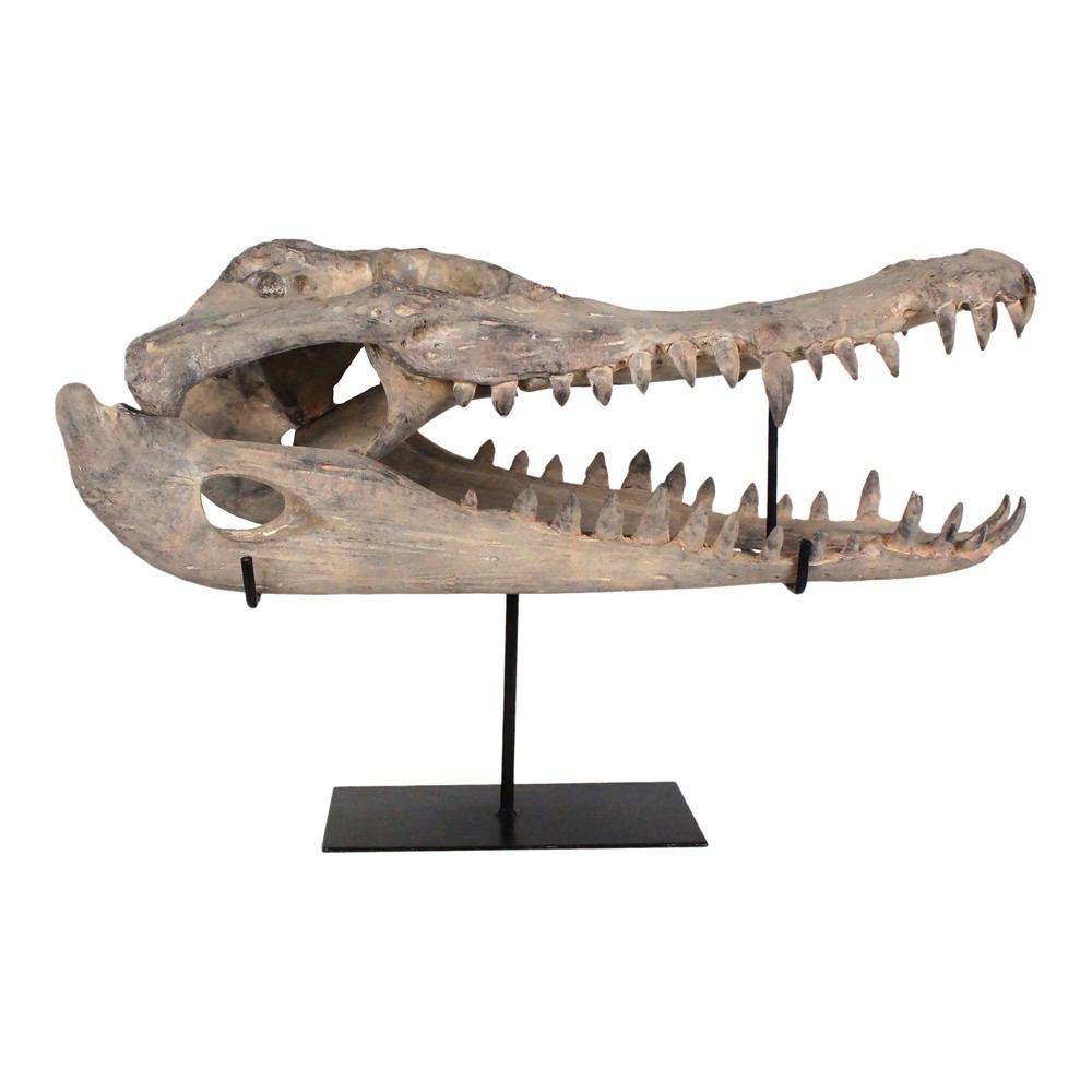 Moe's Home Collection Alligator Sculpture On Stand