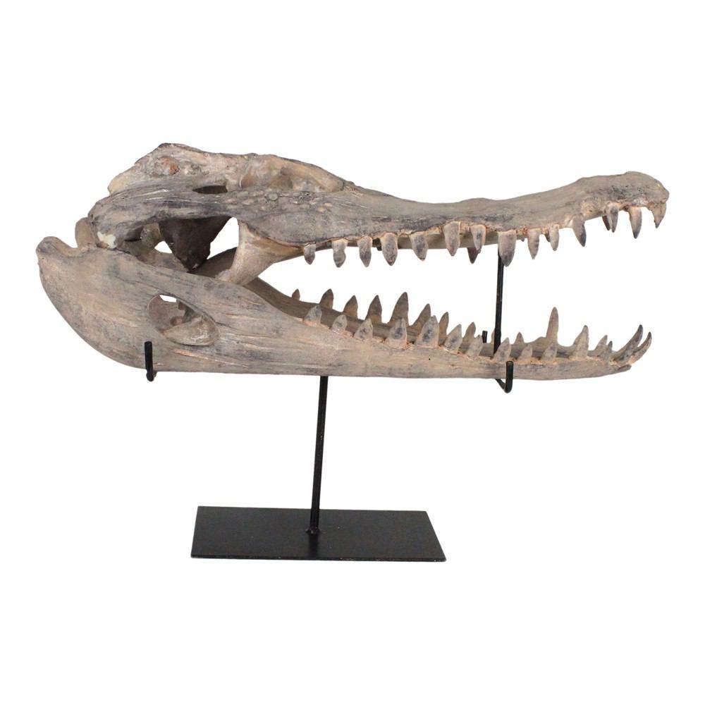 Moe's Home Collection Alligator Sculpture On Stand