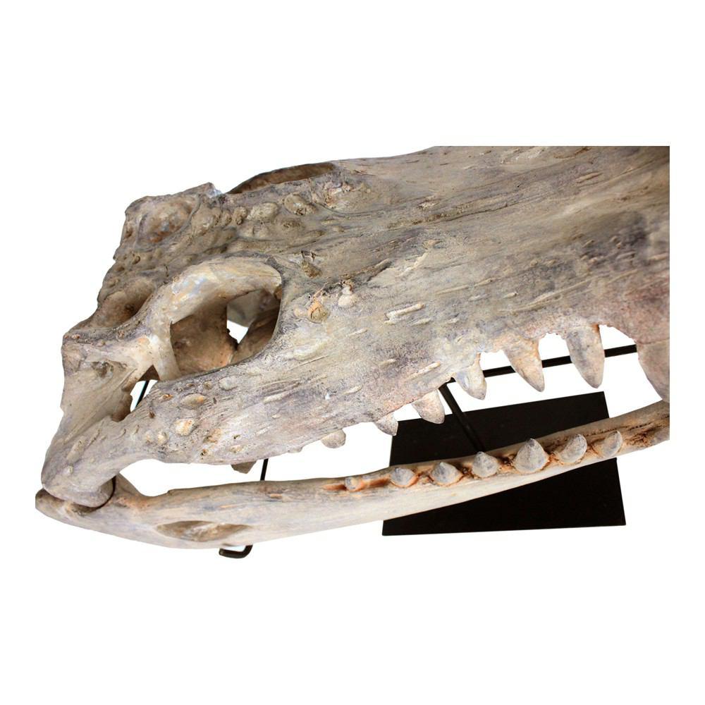 Moe's Home Collection Alligator Sculpture On Stand