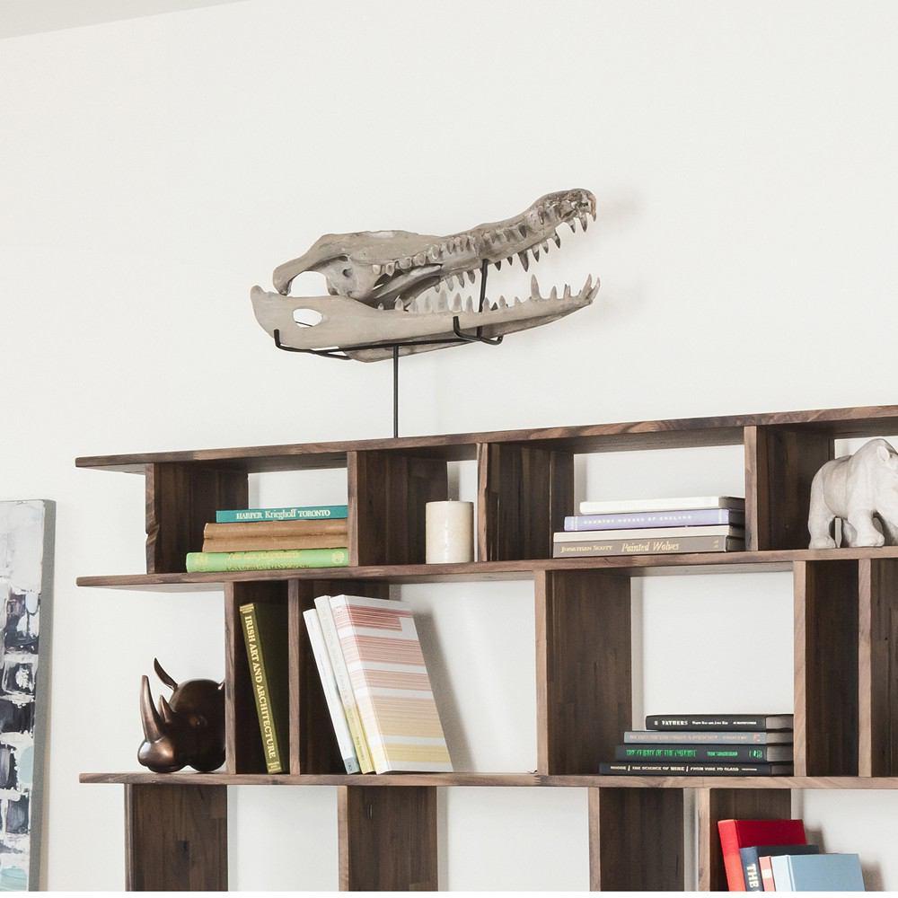 Moe's Home Collection Alligator Sculpture On Stand