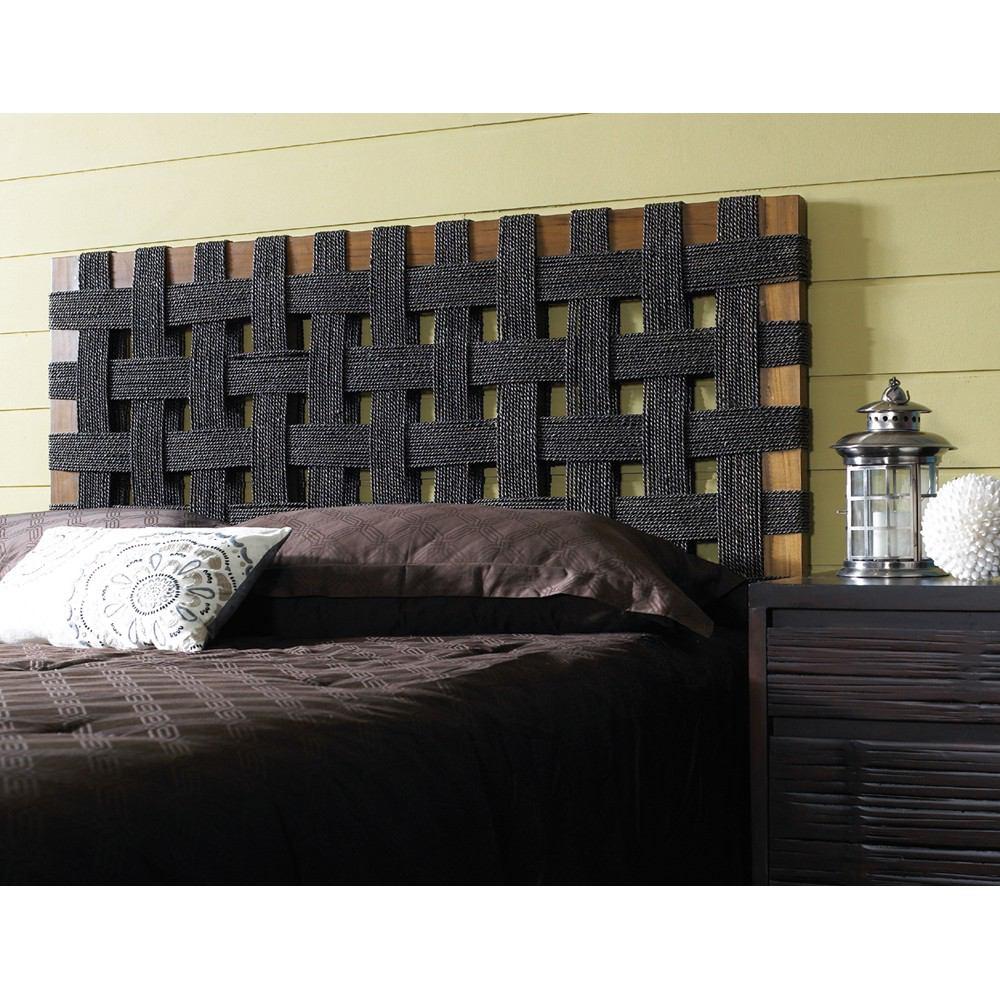 Padma's Plantation Seagrass Open Weave Headboard-Twin