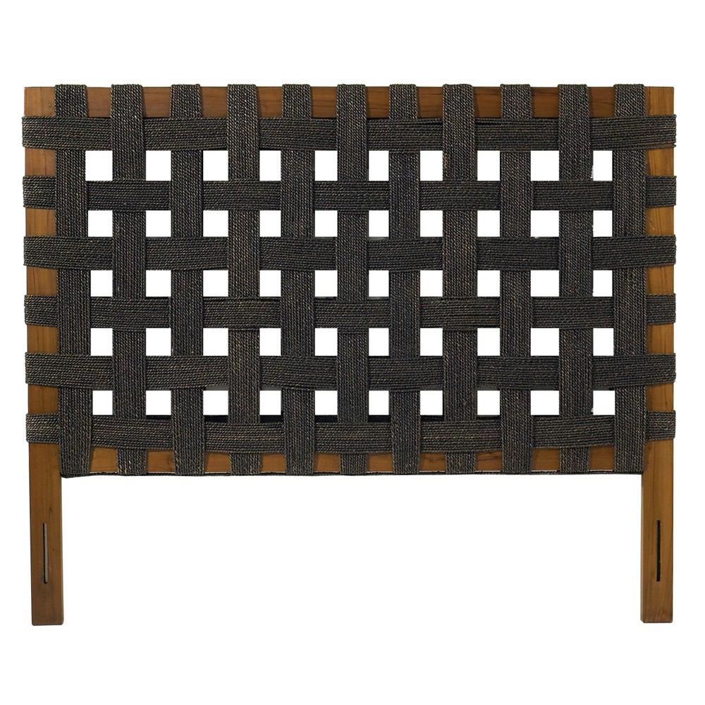 Padma's Plantation Seagrass Open Weave Headboard-Twin