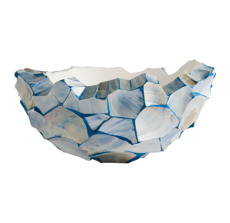 Gold Leaf Design Group Shell 'Kabibe' Bowl