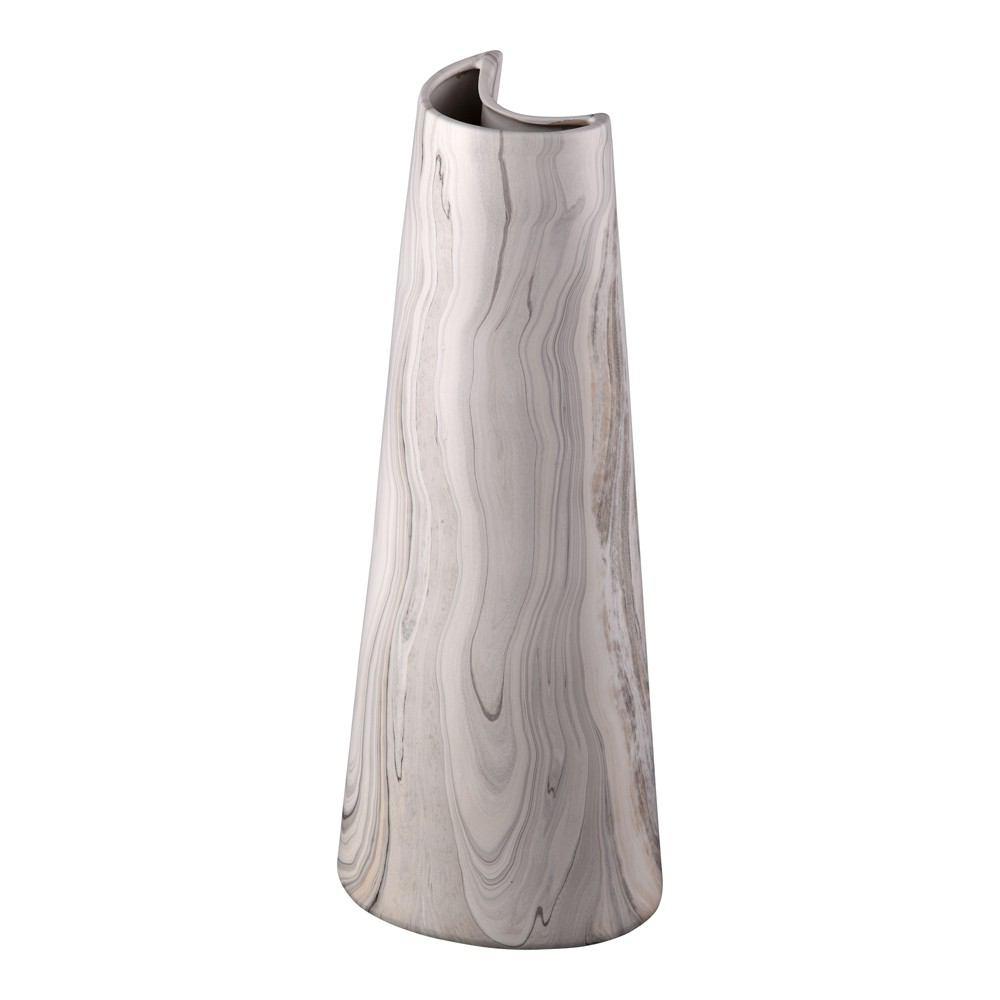 Moe's Home Collection Carrara Vase Crescent