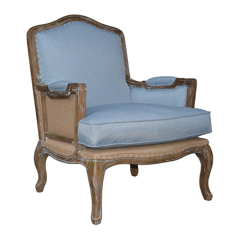Padma's Plantation Smather'S Beach Lounge Chair - Blue Linen