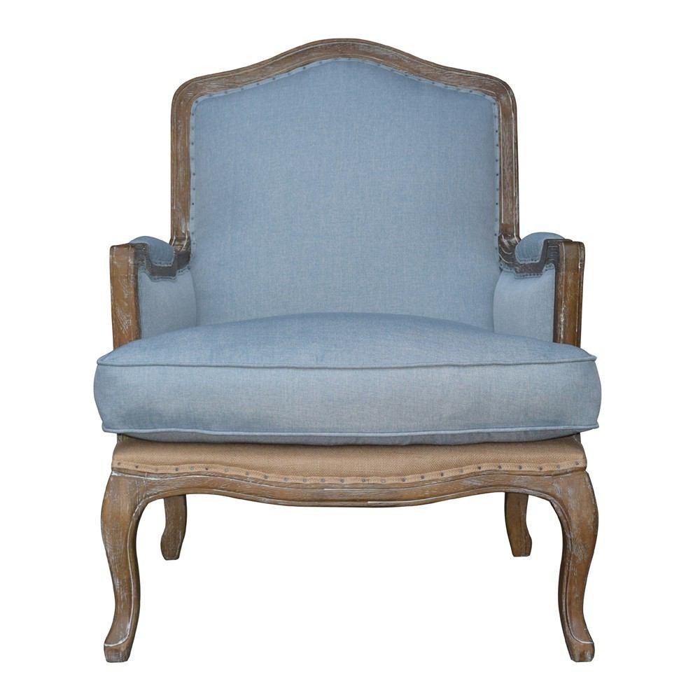Padma's Plantation Smather'S Beach Lounge Chair - Blue Linen