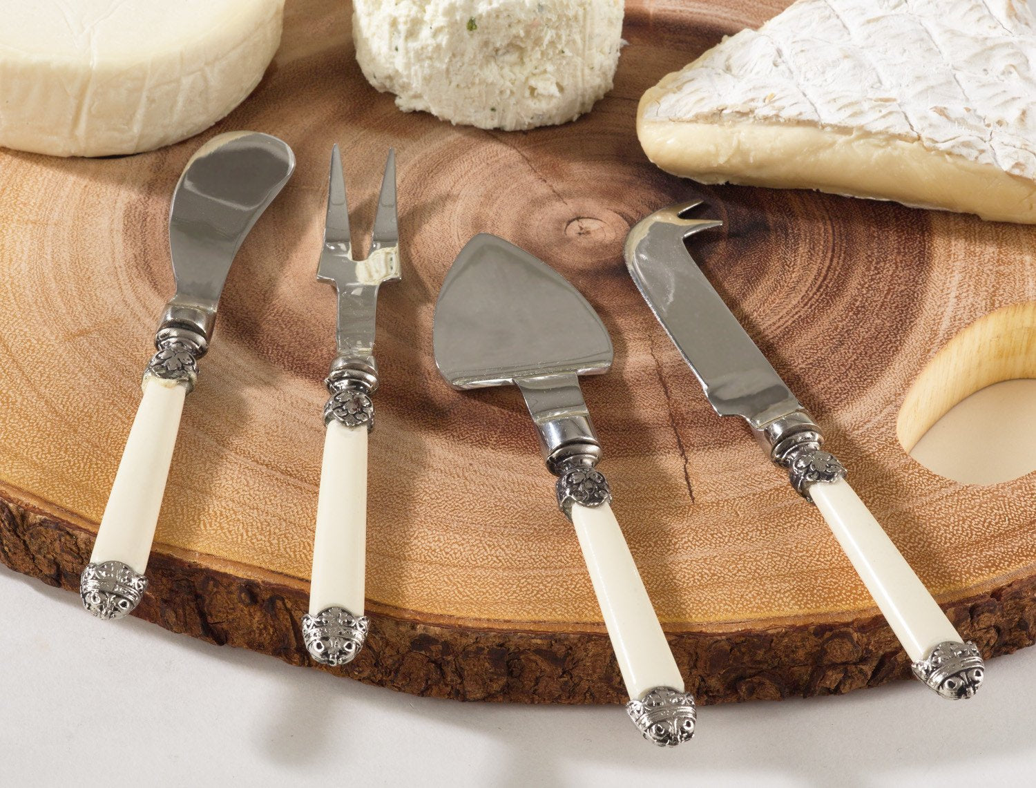 Saro Bone Cheese Cutlery - Set Of 4 Dinnerware, Saro, - Modish Store