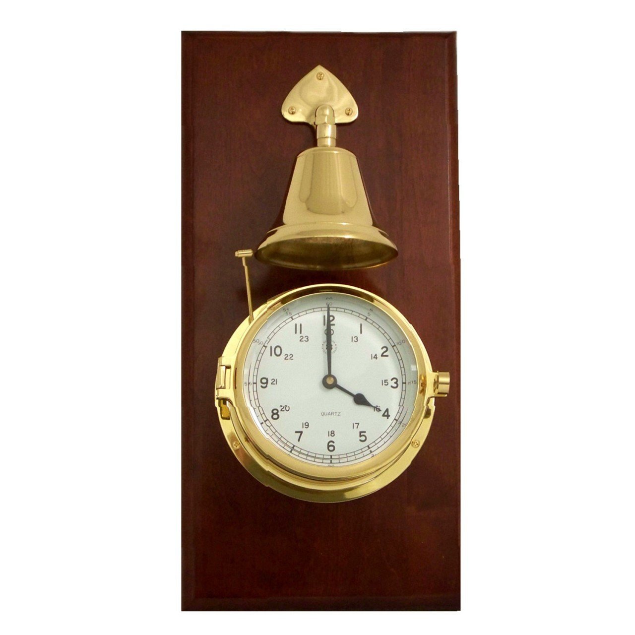 Bey-Berk Brass Striking Clock w/ Bell