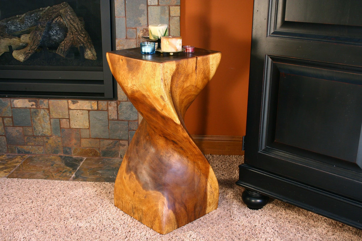 Strata Furniture Single Twist End Table