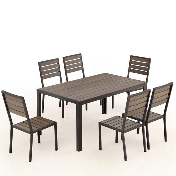Ceets Bow 6-Seat Outdoor Dining Set