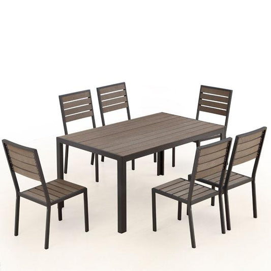 Ceets Bow 6-Seat Outdoor Dining Set
