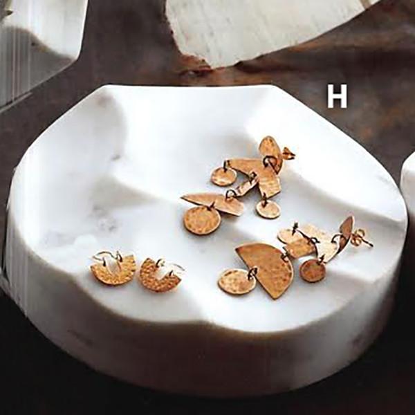 Roost Terraform Marble Jewelry Plinths