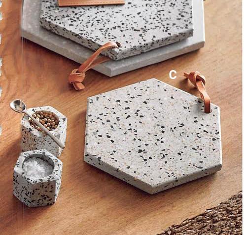 Roost Terrazzo Serving Boards - 3Pcs/Set Of 2