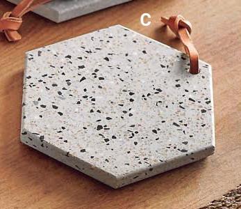 Roost Terrazzo Serving Boards - 3Pcs/Set Of 2