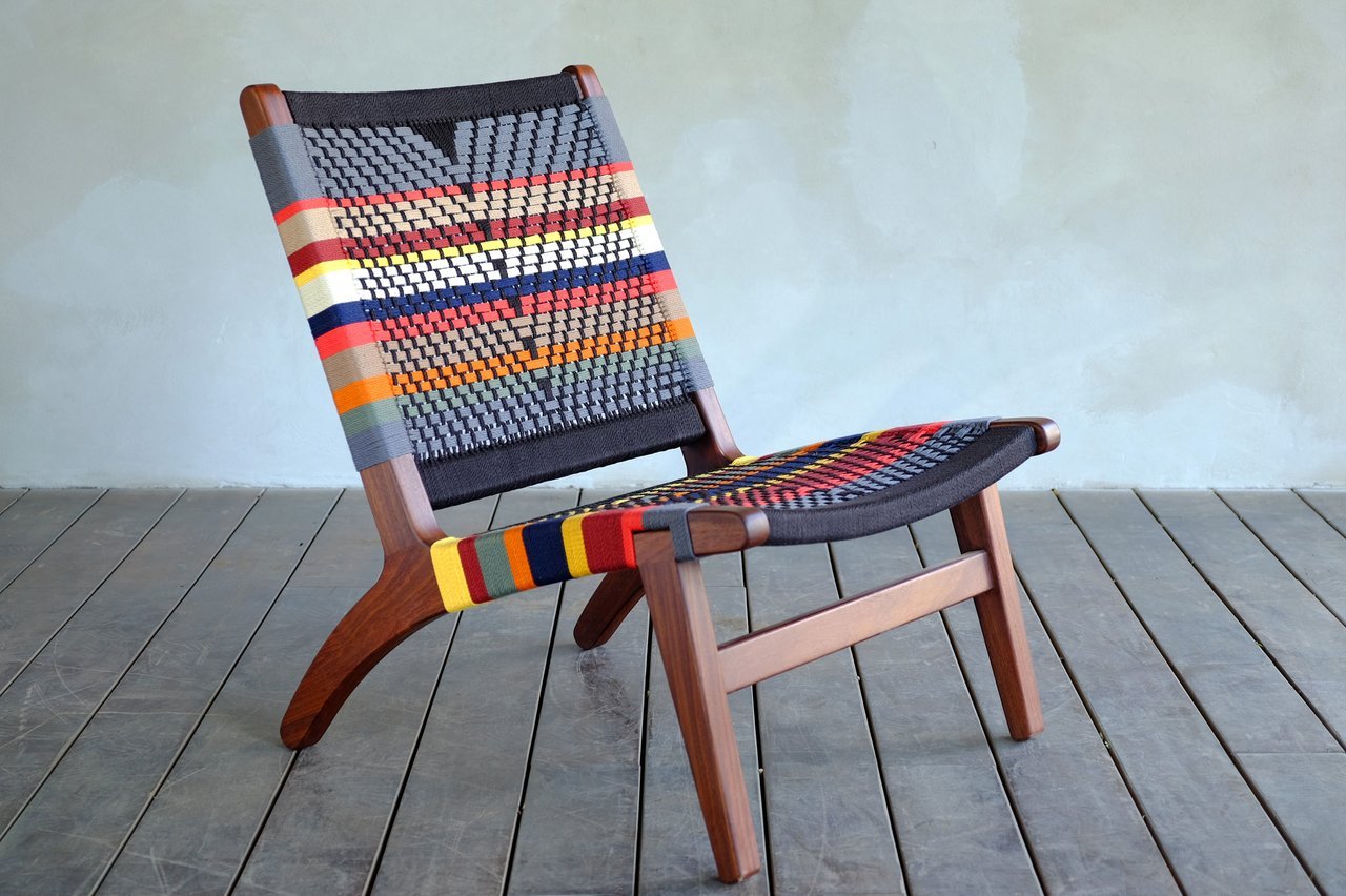 Masaya Lounge Chair, San Geronimo Pattern