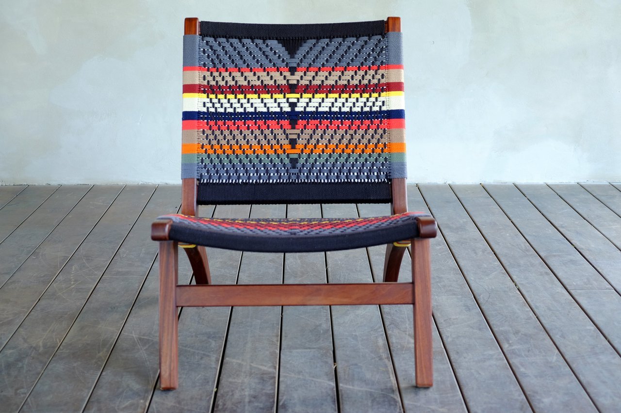 Masaya Lounge Chair, San Geronimo Pattern