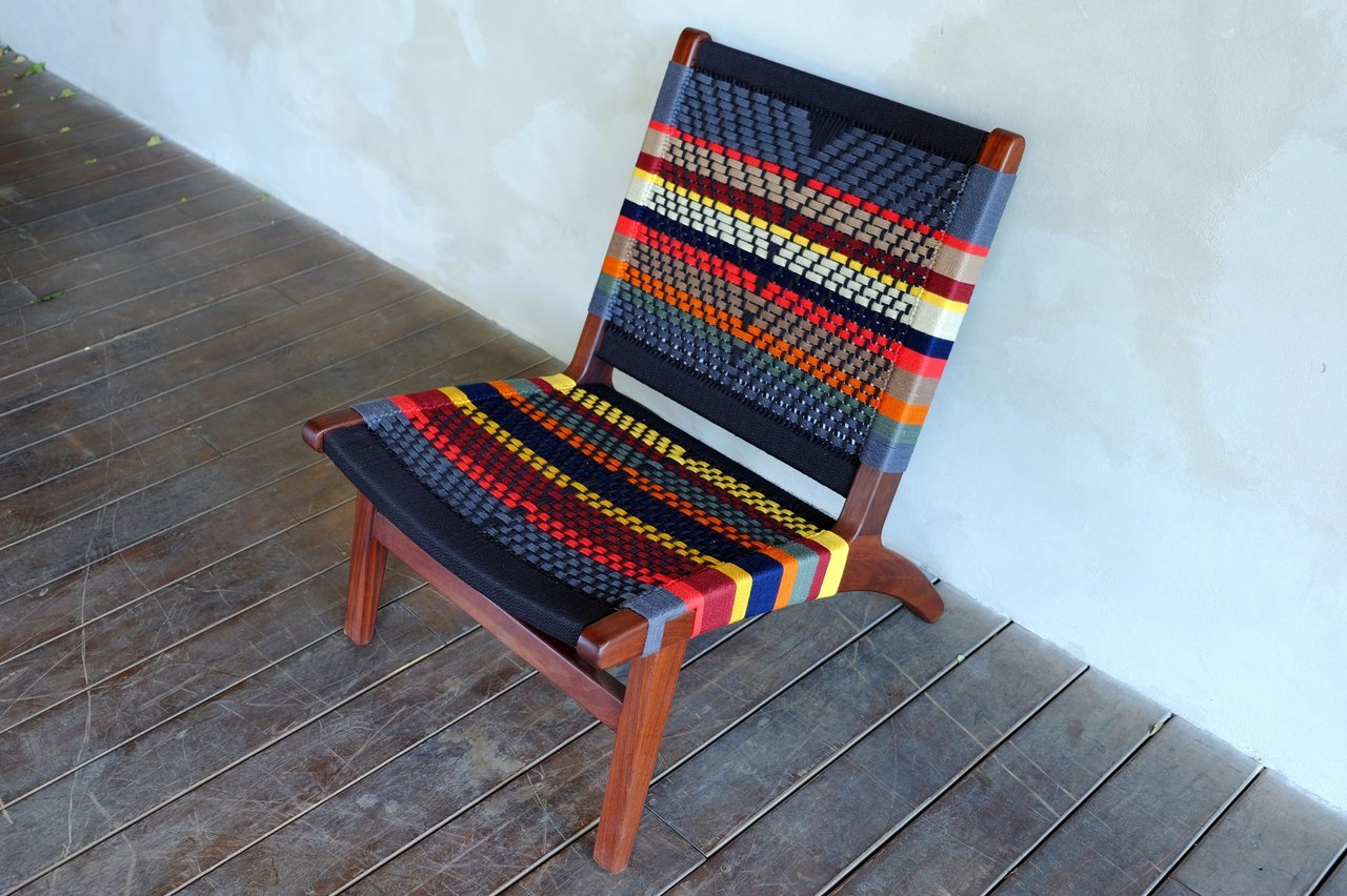 Masaya Lounge Chair, San Geronimo Pattern