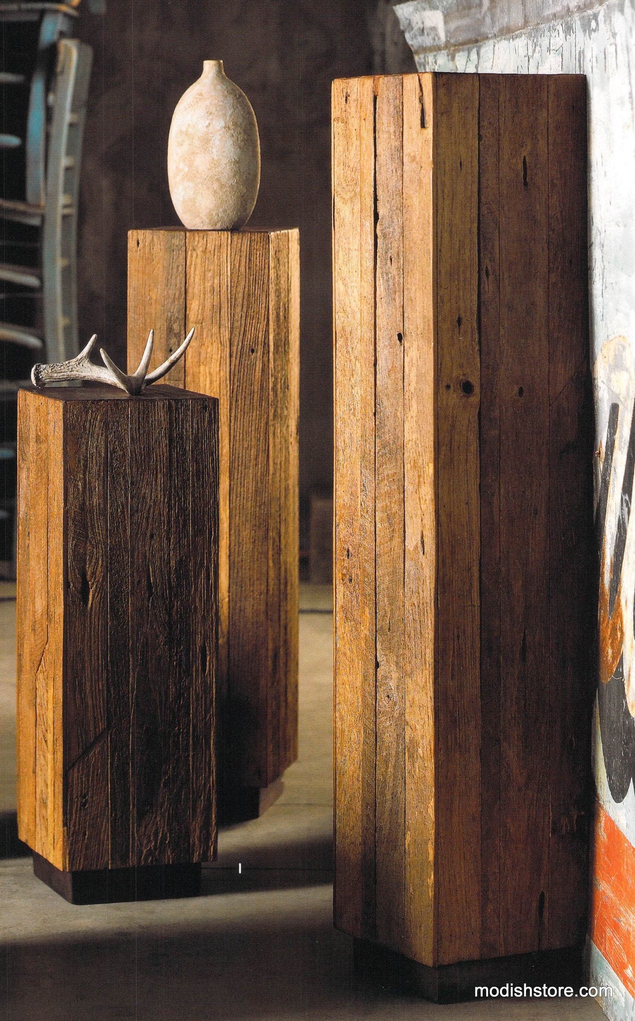 Roost Reclaimed Wood Pedestals