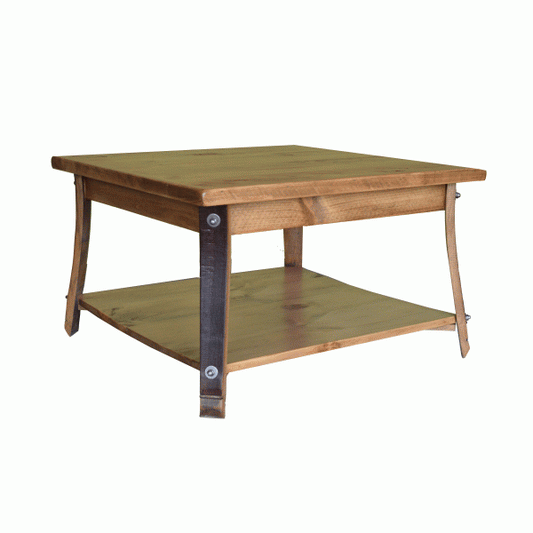 2-Day Designs Square Stave Leg Coffee Table