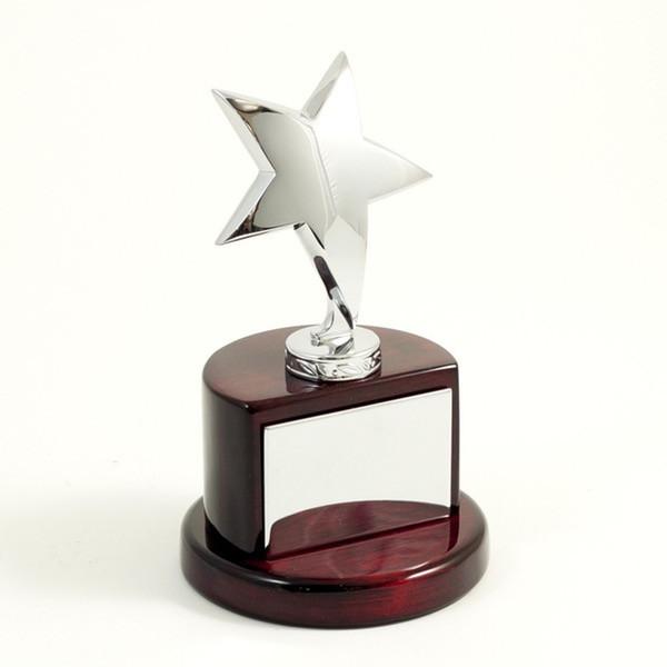 Bey-Berk Plated Star Trophy Desk Accessories, Bey-Berk, - Modish Store