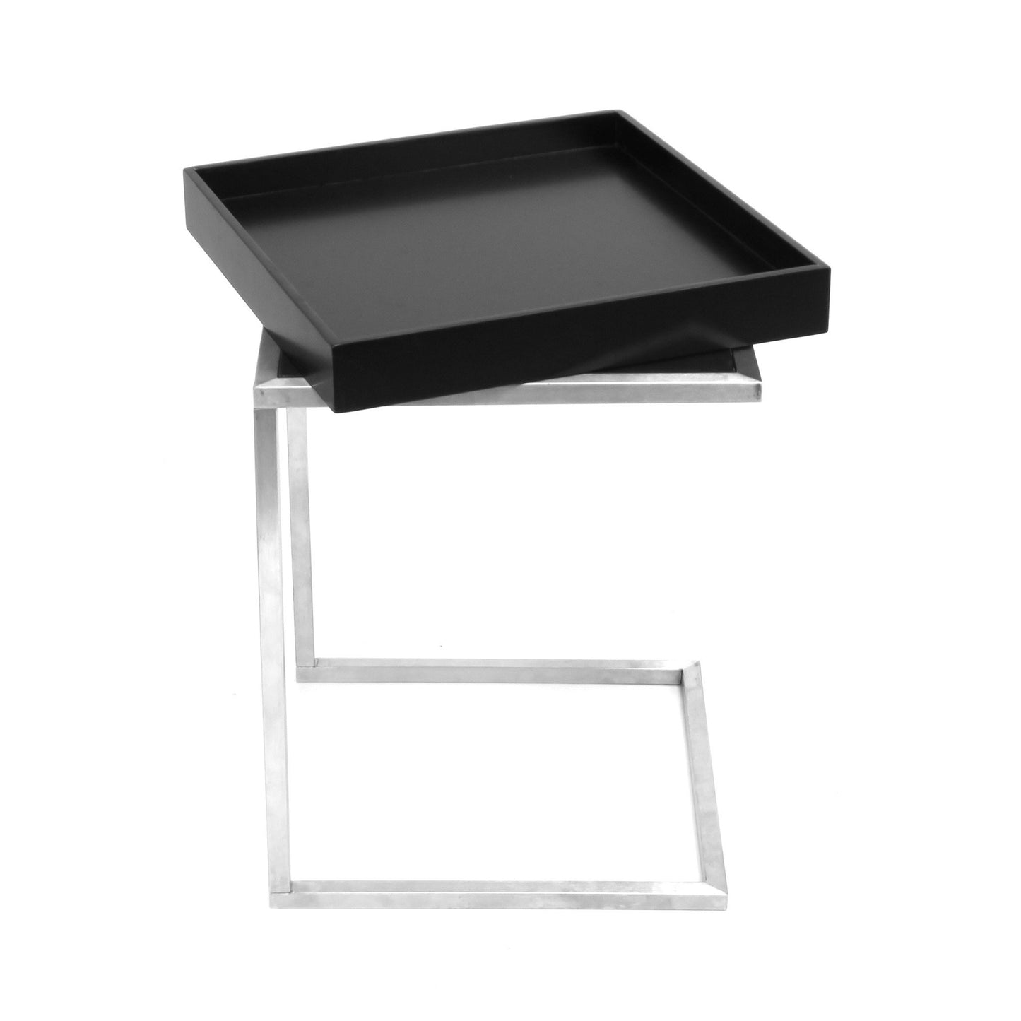 LumiSource Zenn Tray End Table + Tray Black