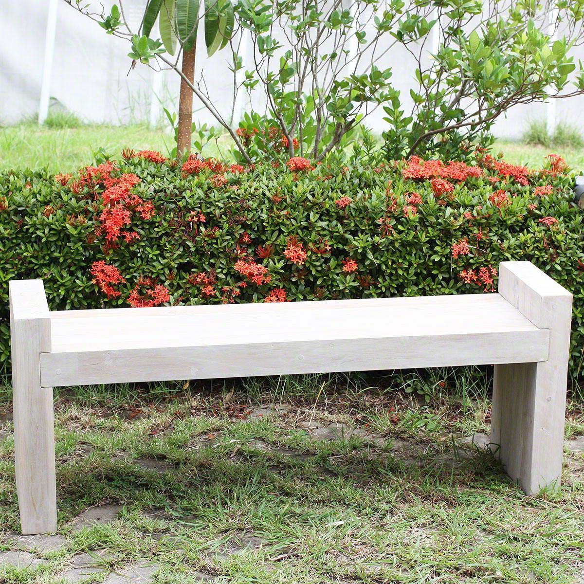 Strata Furniture Teak Block Bench