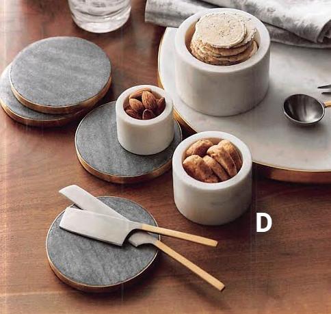 Roost Tiny Marble Bowls - 3Pcs/Set Of 2