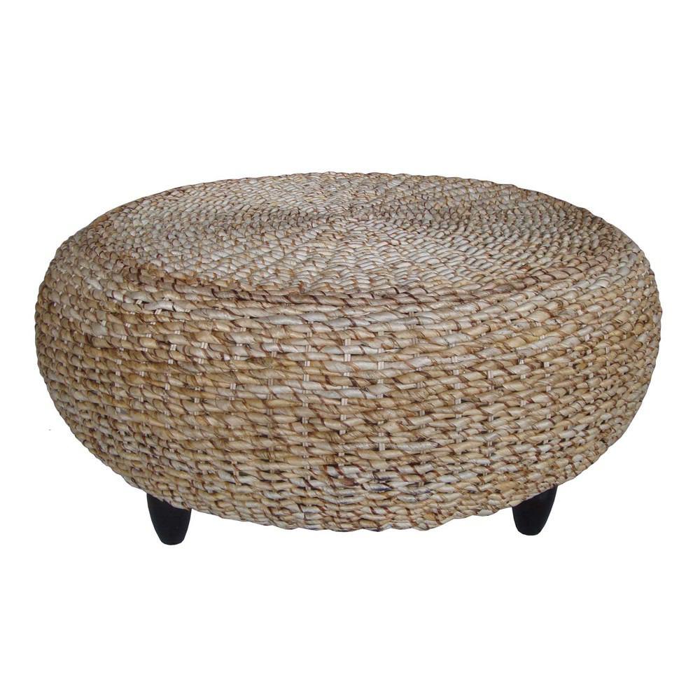Padma's Plantation Tropical Ottoman