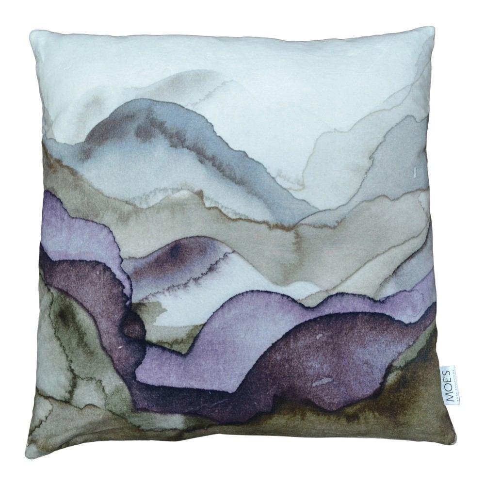 Moe's Home Collection Mountains Velvet Feather Cushion - 25 x 25