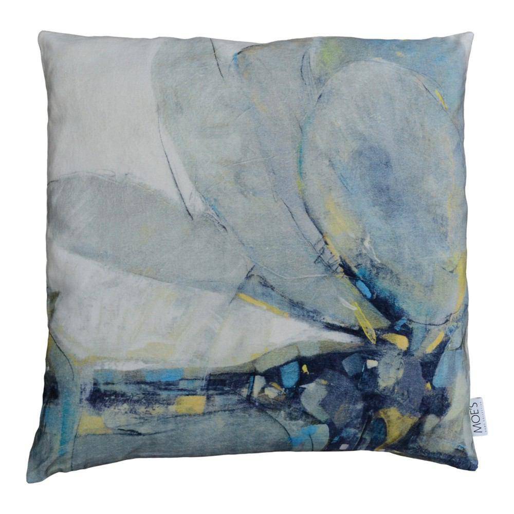 Moe's Home Collection Revel Velvet Feather Cushion - 25 x 25