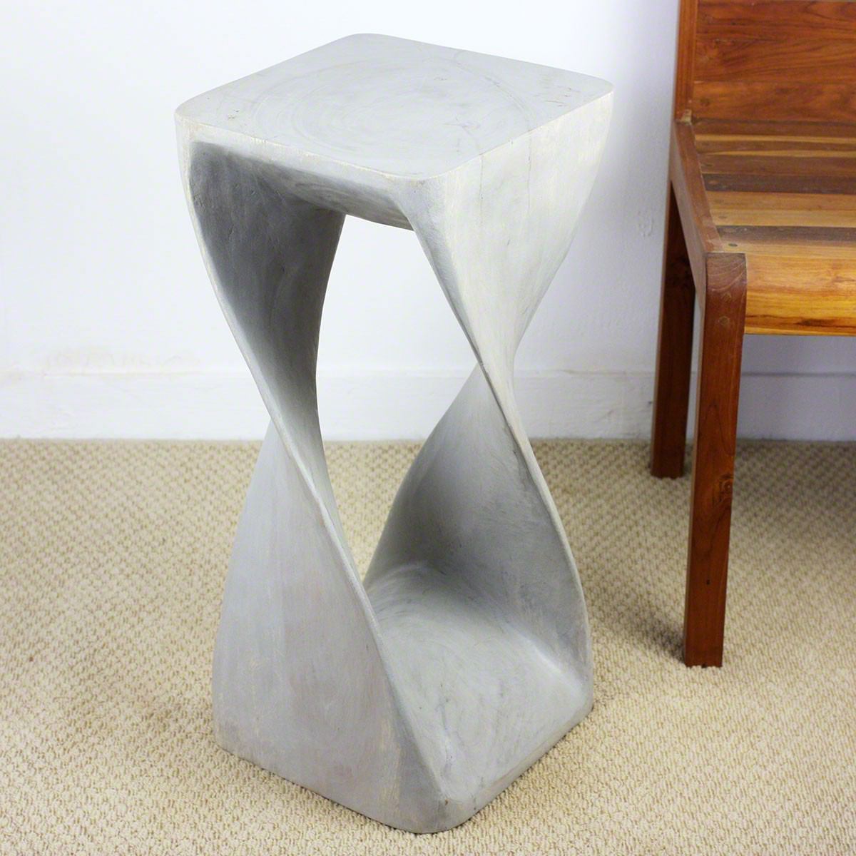 Strata Furniture Twist End Table 12" x 26"