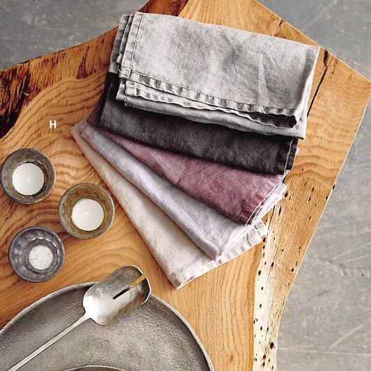 Roost Washed Linen Napkins - 4Pcs/Set Of 2