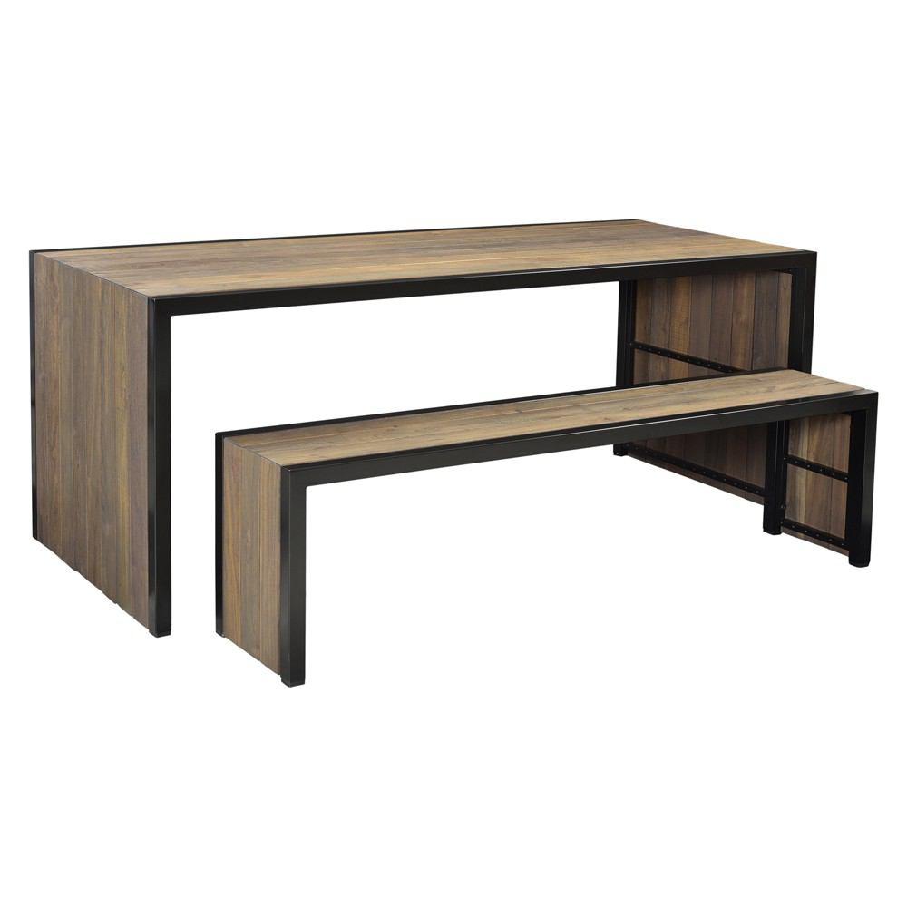 Moe's Home Collection Tofino Bench Cocoa