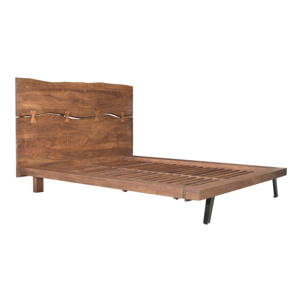 Moe's Home Collection Madagascar Platform Bed Queen