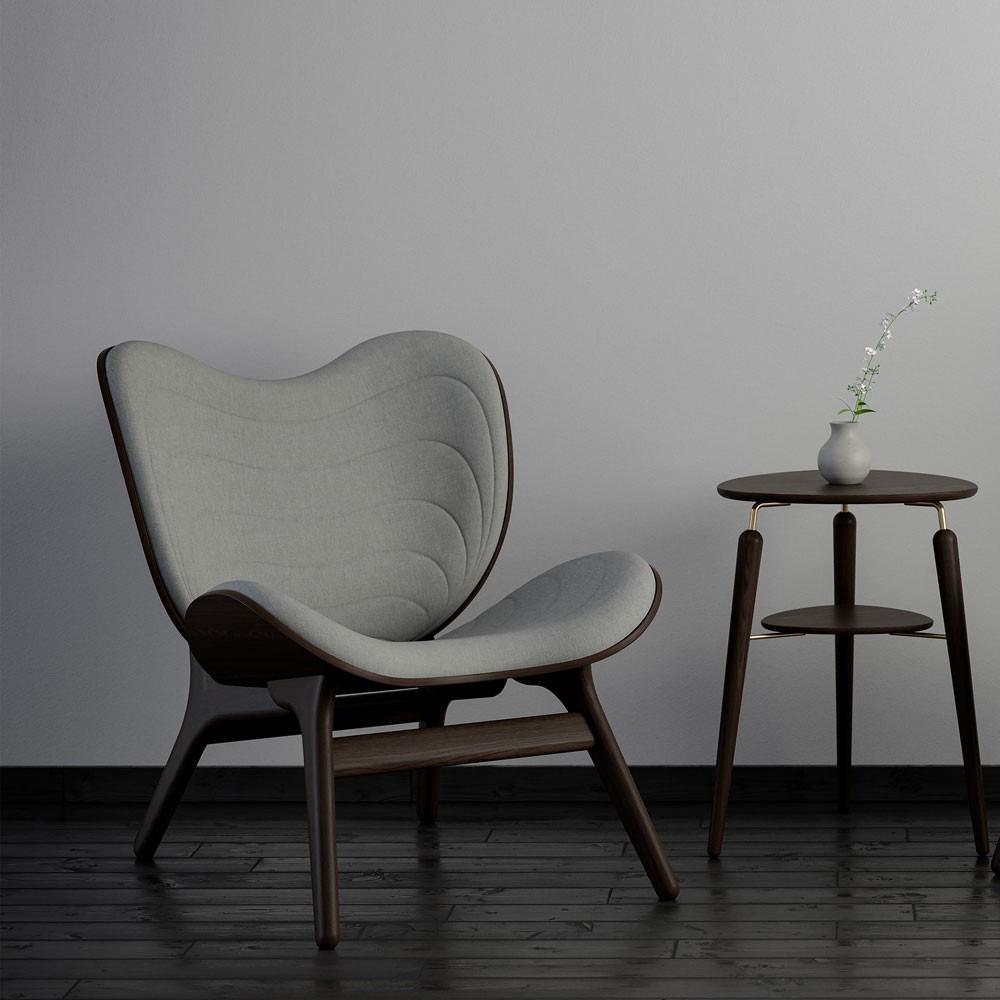 UMAGE A Conversation Piece Lounge Chair in Dark Oak