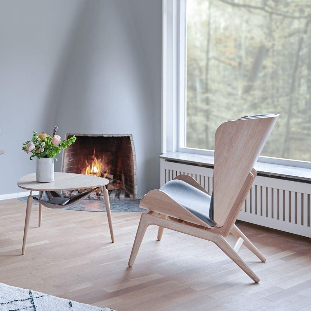 UMAGE The Reader Lounge Chair in Oak