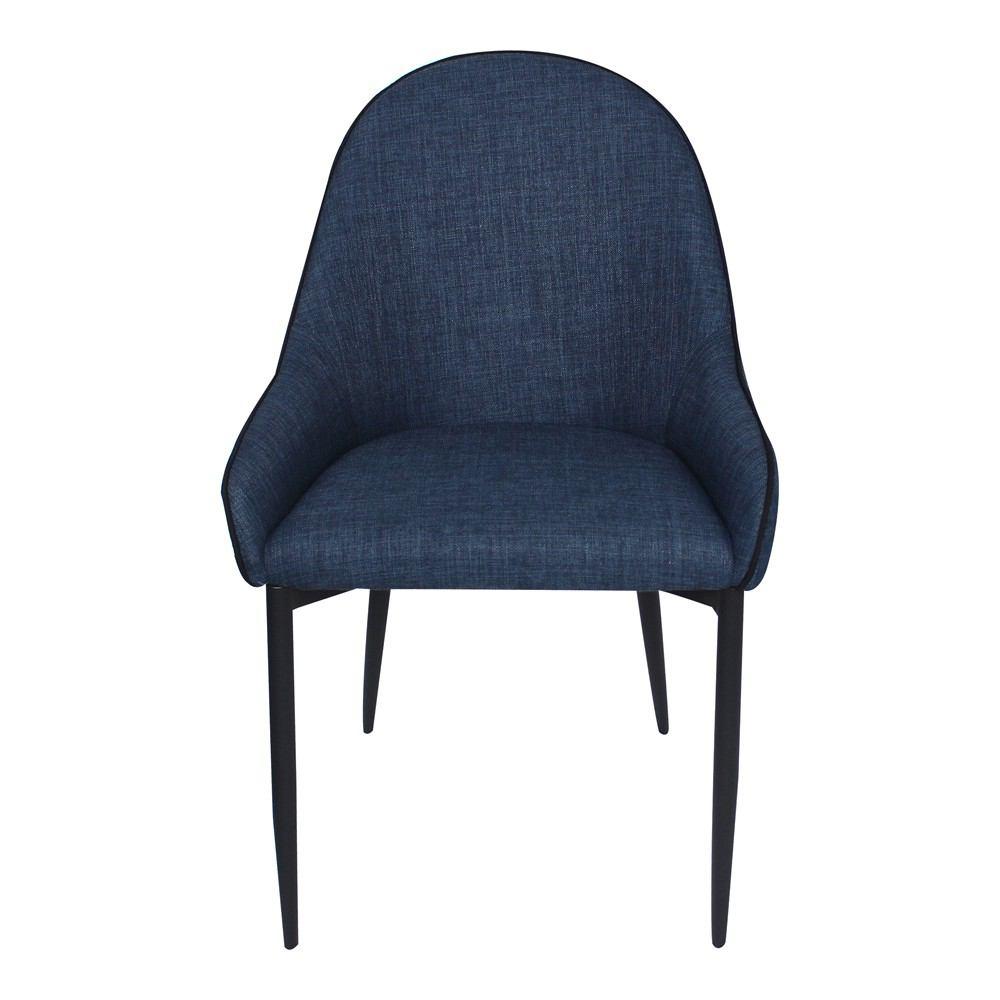Moe's Home Collection Lapis Dining Chair Dark - Set Of 2