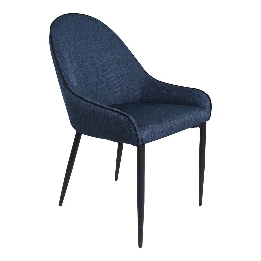 Moe's Home Collection Lapis Dining Chair Dark - Set Of 2
