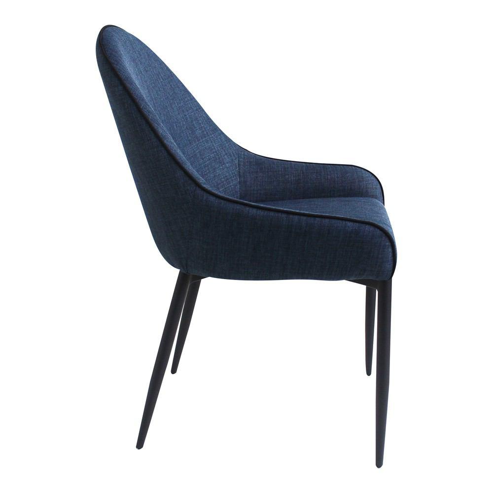 Moe's Home Collection Lapis Dining Chair Dark - Set Of 2