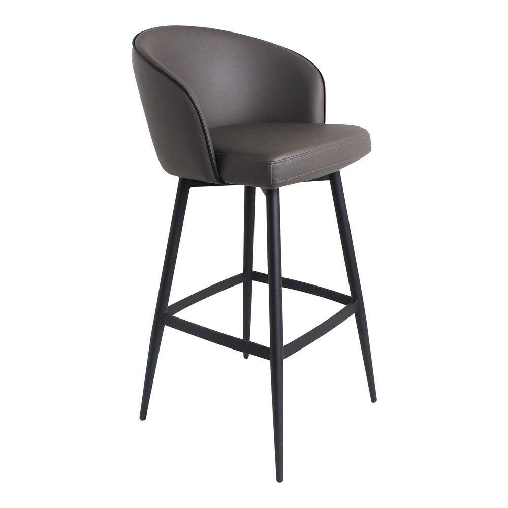 Moe's Home Collection Webber Bar Stool Charcoal